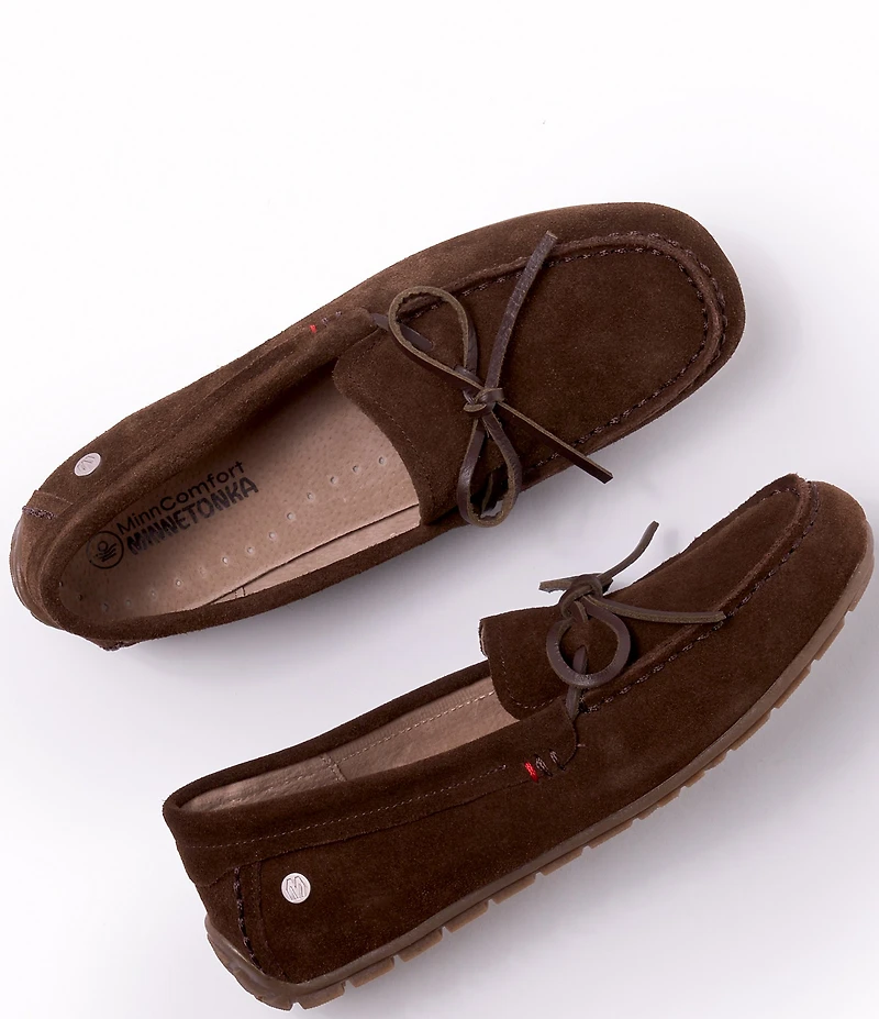 Minnetonka Women's Suede Loafer Moccasins
