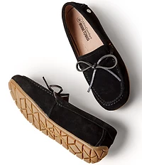 Minnetonka Women's Suede Loafer Moccasins
