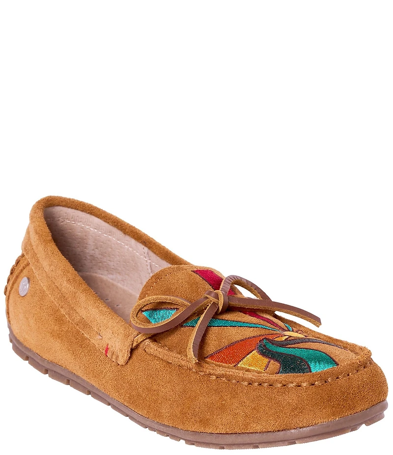 Minnetonka Women's Suede Sunset Loafer Moccasins