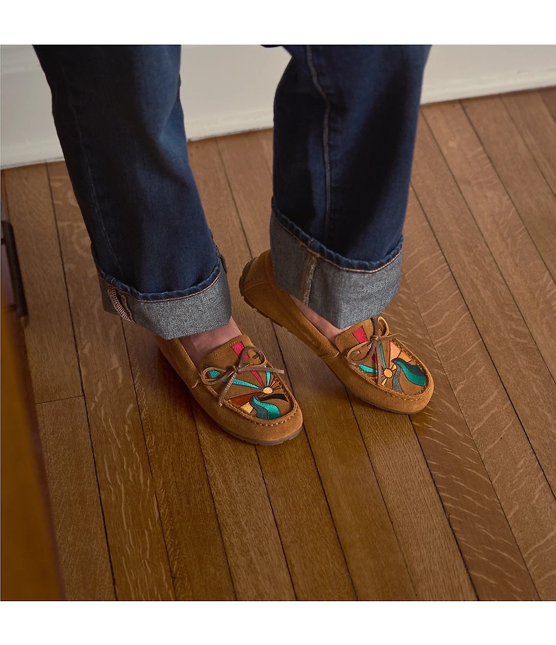 Minnetonka Women's Suede Sunset Loafer Moccasins