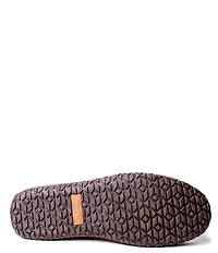 Minnetonka Women's Tie Tread Water Resistant Bow Detail Suede Moccasins