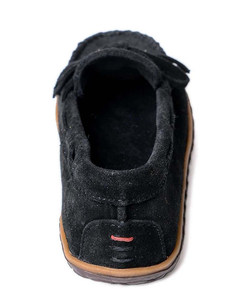 Minnetonka Women's Tie Tread Water Resistant Bow Detail Suede Moccasins
