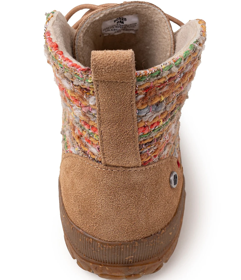 Minnetonka Women's Tealey Suede Lace Up Booties