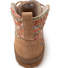 Minnetonka Women's Tealey Suede Lace Up Booties