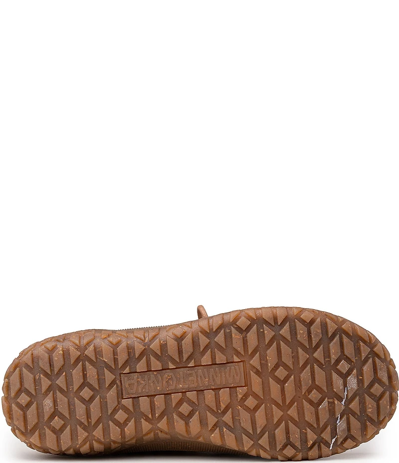 Minnetonka Women's Tealey Suede Lace Up Booties
