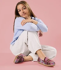 Minnetonka Women's Tempe Plaid Moccasin Slippers