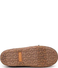 Minnetonka Women's Torrey Suede Striped Fabric Faux Fur Lined Booties