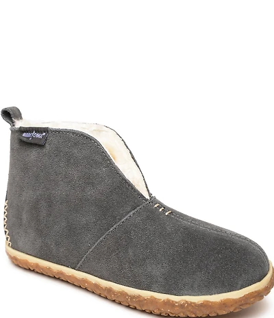 Minnetonka Women's Tucson Suede Plush Lined Booties