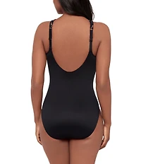 Miraclesuit Costa D' Oro Aphrodite Halter Neck One Piece Swimsuit