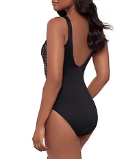 Miraclesuit Costa D' Oro Temptress Side Shirred One Piece Swimsuit