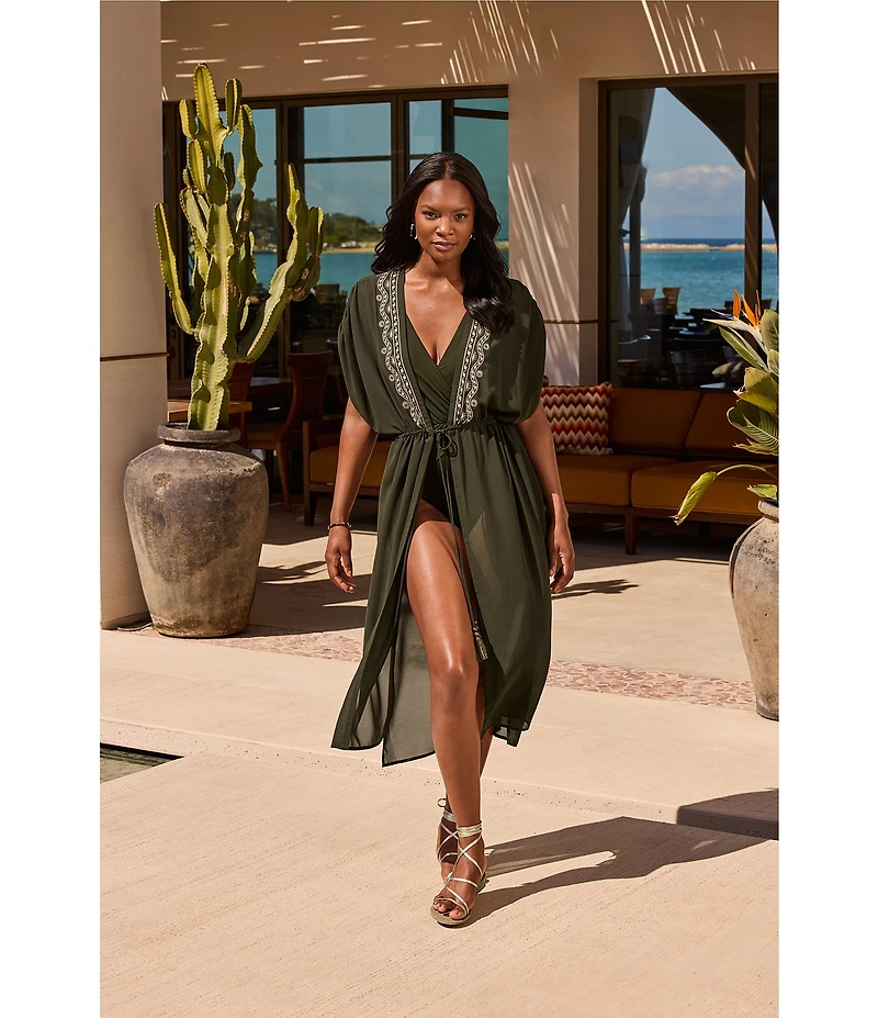 Miraclesuit Illusionist Ibiza Plunge Neck One Piece Swimsuit