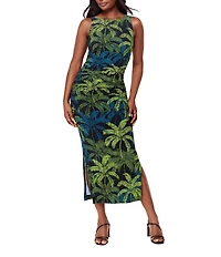 Miraclesuit Isla Palma Roxi Boat Neck Sleeveless Shaping Maxi Dress