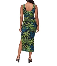 Miraclesuit Isla Palma Roxi Boat Neck Sleeveless Shaping Maxi Dress