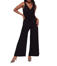 Miraclesuit Jesi Solid V-Neck Sleeveless Wide Leg Jumpsuit