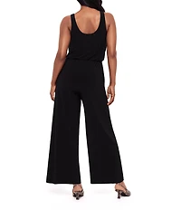 Miraclesuit Jesi Solid V-Neck Sleeveless Wide Leg Jumpsuit