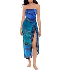 Miraclesuit Maldiva Semi-Sheer Georgette Pareo Swim Cover-Up