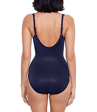Miraclesuit Network Madero Underwire Bra Tank One Piece Swimsuit