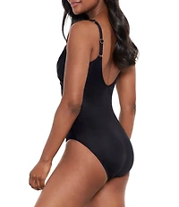 Miraclesuit Network Madero Underwire Bra Tank One Piece Swimsuit