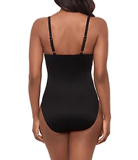 Miraclesuit Network News Maripos Underwire Bra Tank One Piece Swimsuit