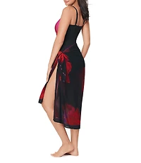 Miraclesuit Petali Rosa Georgette Pareo Swim Cover-Up