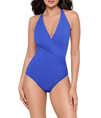 Miraclesuit Rock Solid Wrapsody Shaping One Piece Swimsuit