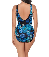 Miraclesuit Secret Garden Circe Surplice One Piece Swimsuit