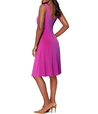 Miraclesuit Solid Crew Neck Sleeveless Remi Dress