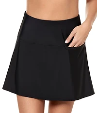 Miraclesuit Solid Fit and Flare Skirted Swimsuit Bottom