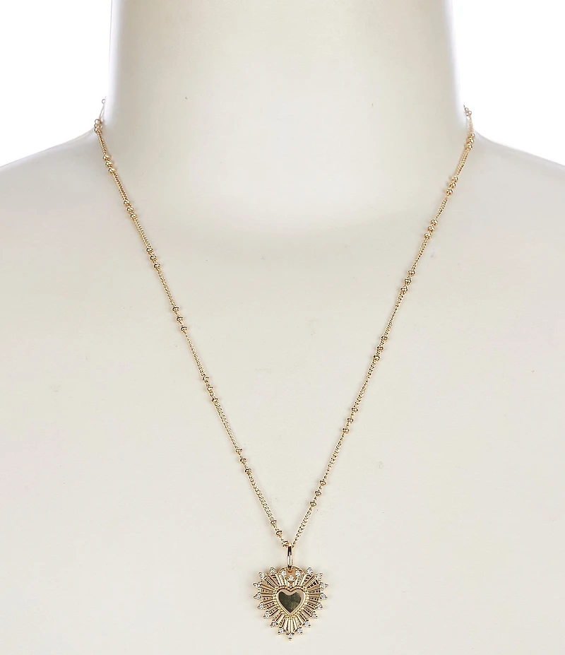 Miranda Frye Adorn Heart Short Pendant Necklace