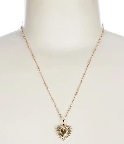 Miranda Frye Adorn Heart Short Pendant Necklace