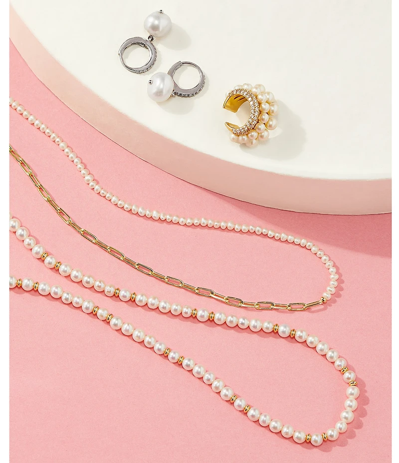 Miranda Frye Bette Pearl Collar Necklace