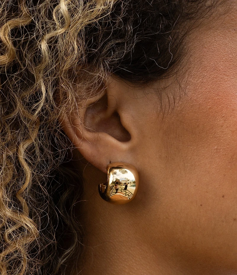 Miranda Frye Camilla Puffy Hoop Earrings