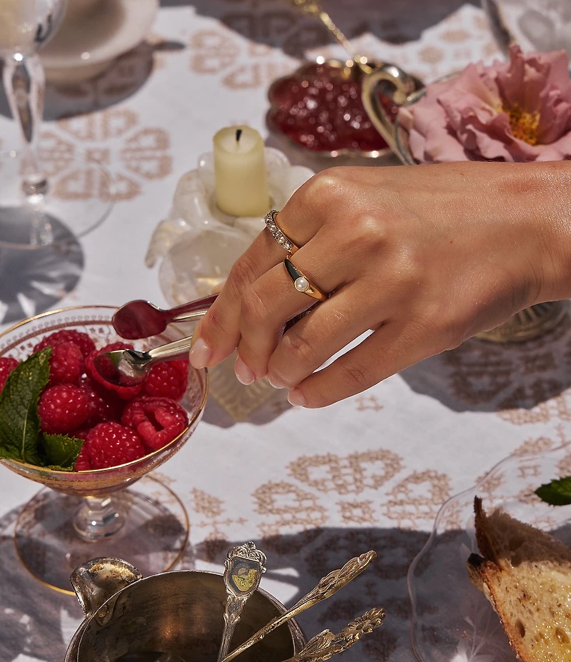 Miranda Frye Greta Pearl Band Ring