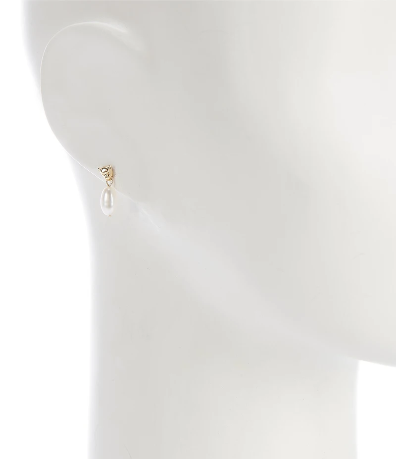 Miranda Frye Panthere Pearl Drop Earrings