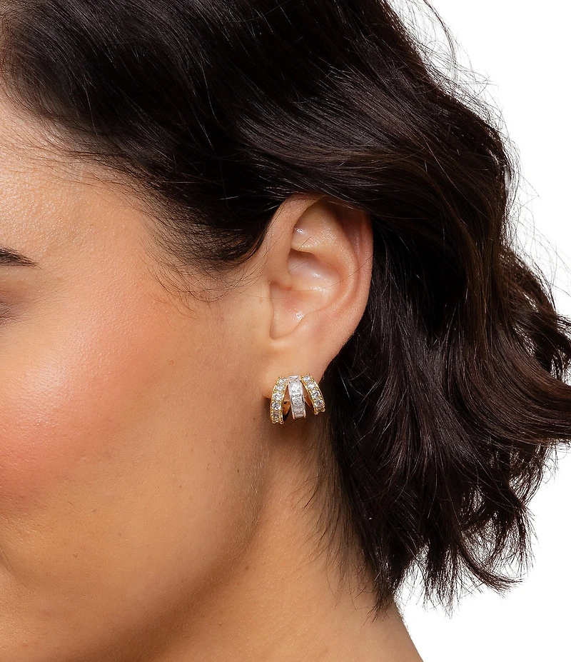 Miranda Frye Sabrina Triple Huggie Hoop Earrings