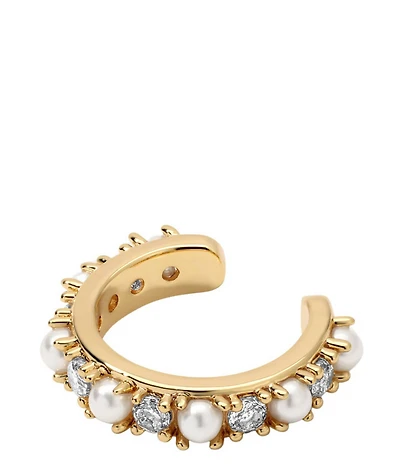 Miranda Frye Wendy Pearl Rhinestone Ear Cuff