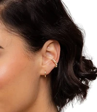 Miranda Frye Wendy Pearl Rhinestone Ear Cuff