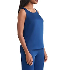 MISOOK Classic Crepe Scoop Neck Sleeveless Tank