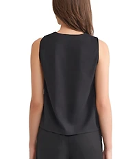 MISOOK Cotton V-Neck Sleeveless Tank