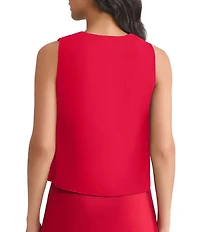 MISOOK Cotton V-Neck Sleeveless Tank