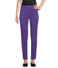 MISOOK Nancy Maylana Knit Slim Leg Pull-On Pants