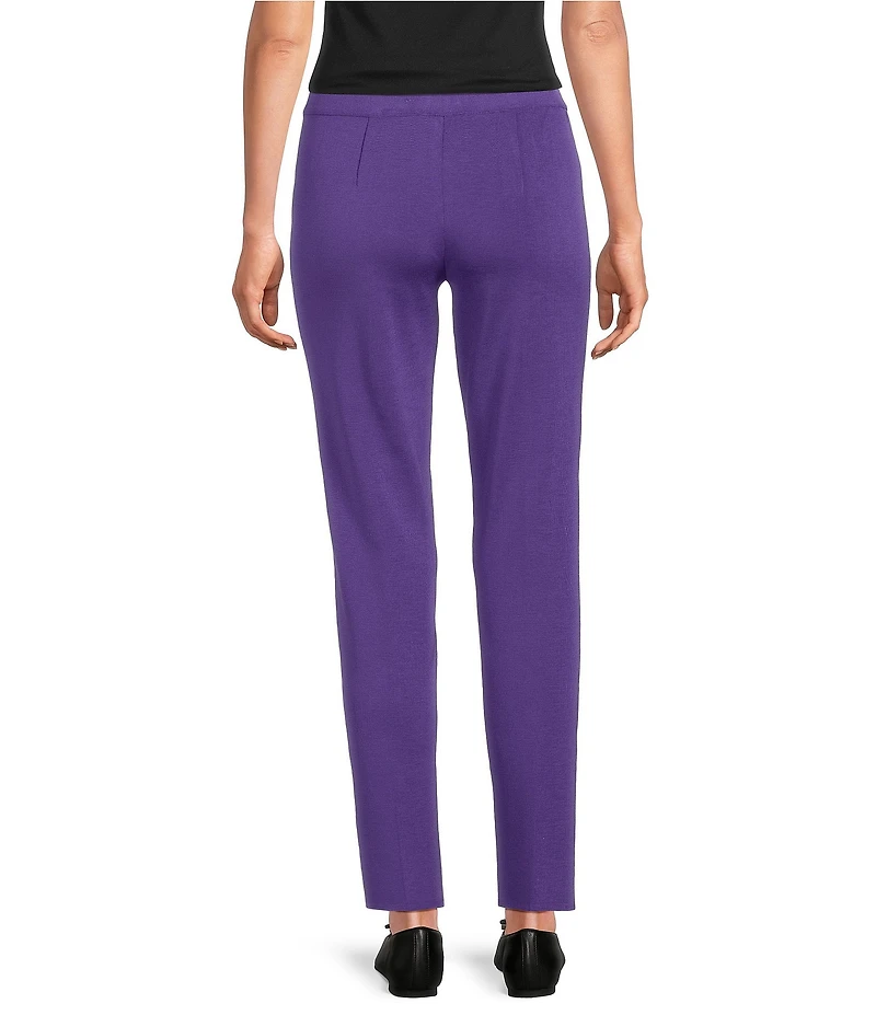 MISOOK Nancy Maylana Knit Slim Leg Pull-On Pants