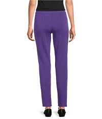 MISOOK Nancy Maylana Knit Slim Leg Pull-On Pants