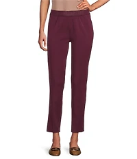 MISOOK Nancy Maylana Knit Slim Leg Pull-On Pants