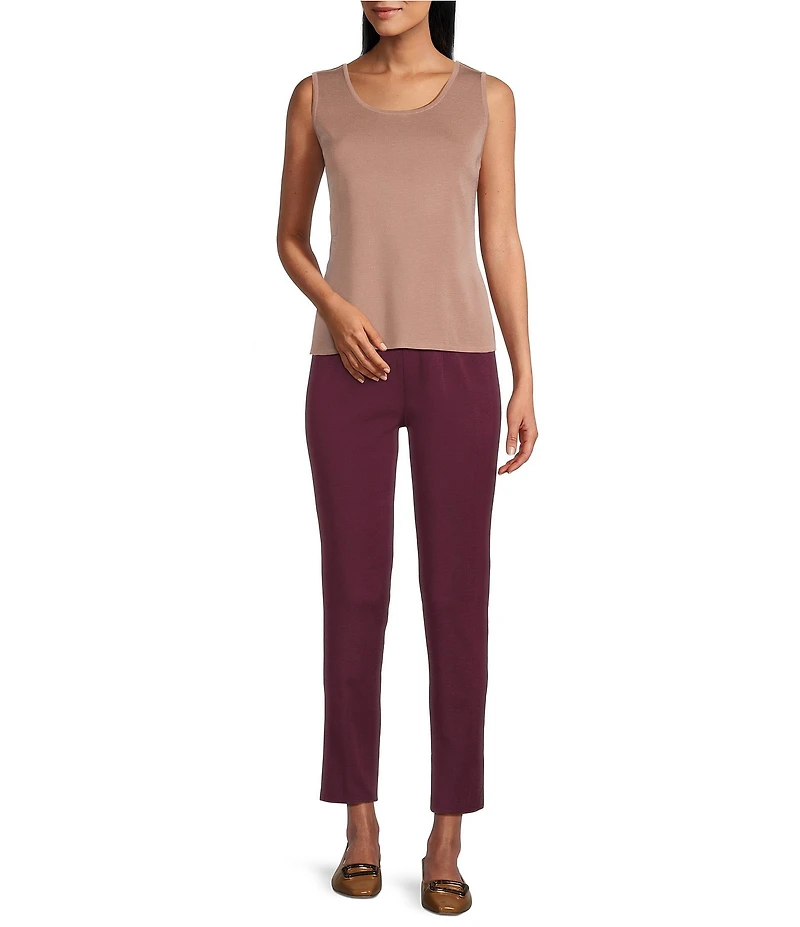 MISOOK Nancy Maylana Knit Slim Leg Pull-On Pants