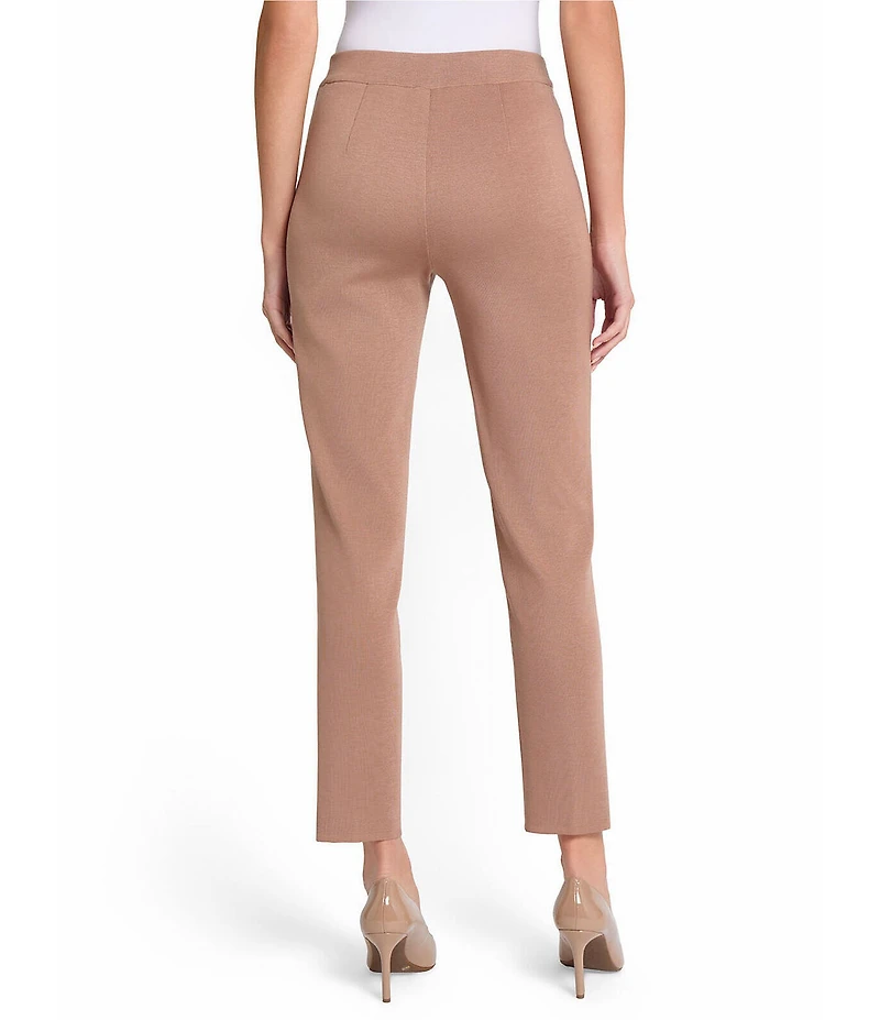 MISOOK Nancy Maylana Knit Slim Leg Pull-On Pants