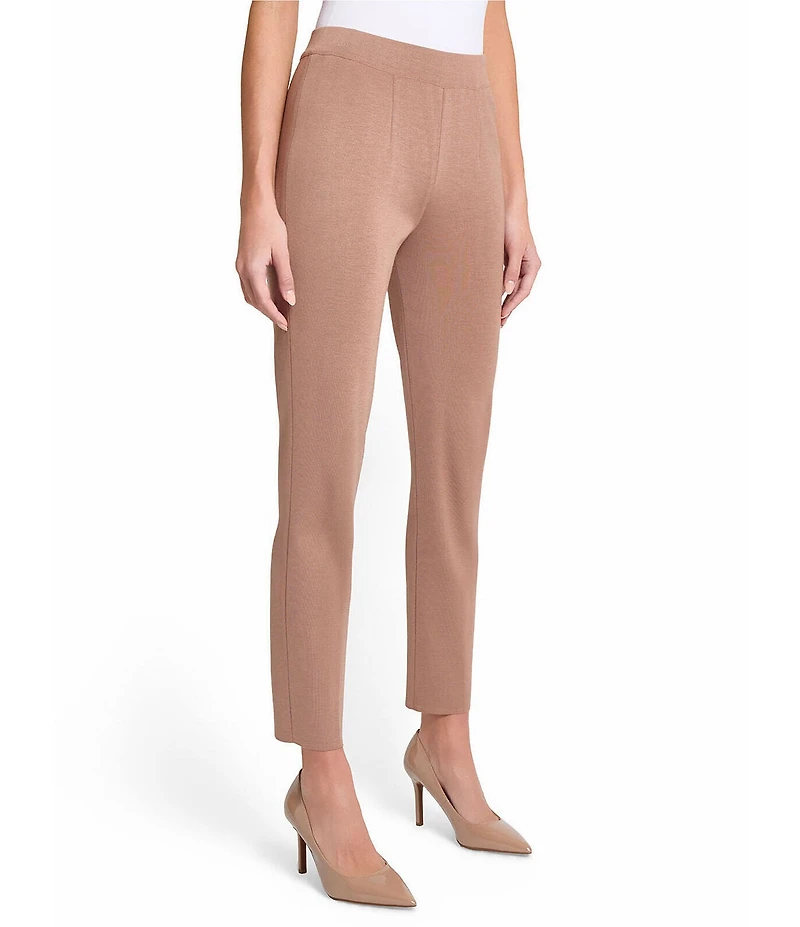 MISOOK Nancy Maylana Knit Slim Leg Pull-On Pants