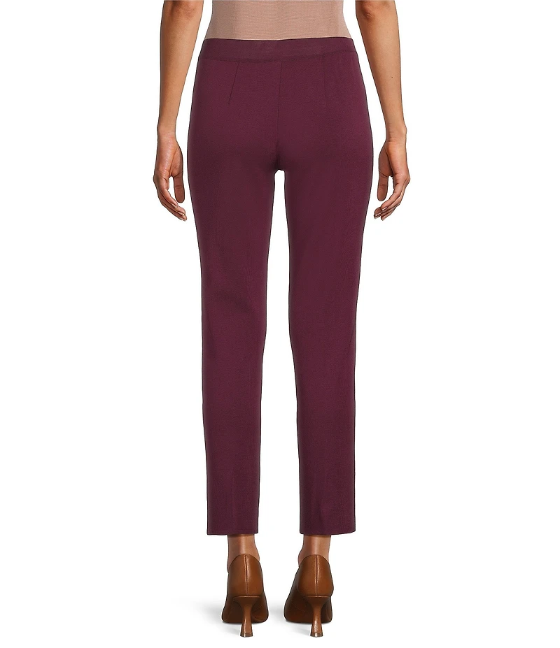 MISOOK Nancy Maylana Knit Slim Leg Pull-On Pants