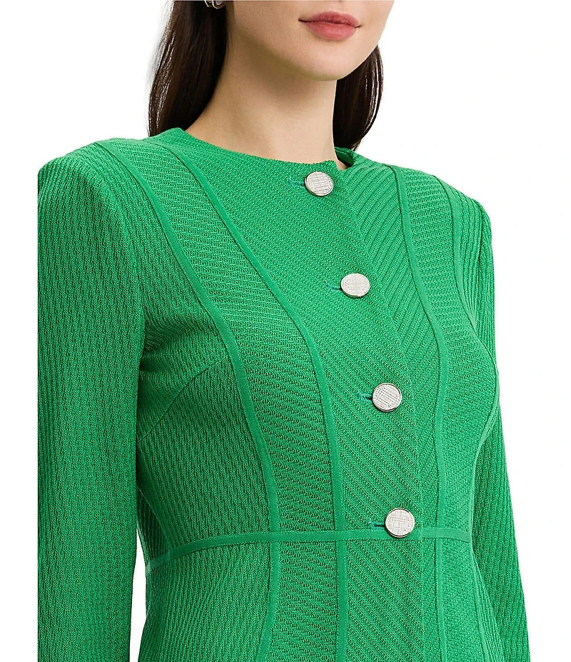 MISOOK Wrinkle-Resistant Knit Tailored Jacket