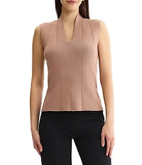 MISOOK Wrinkle-Resistant Knit V-Neck Sleeveless Tank